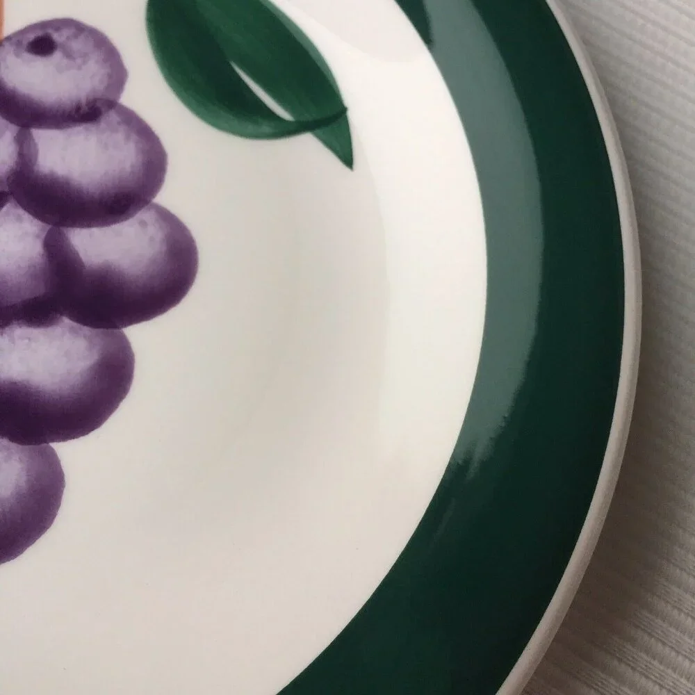 Roma Inc La Primula Grapes Side Salad Plate Italy Handpainted Replacement Dish